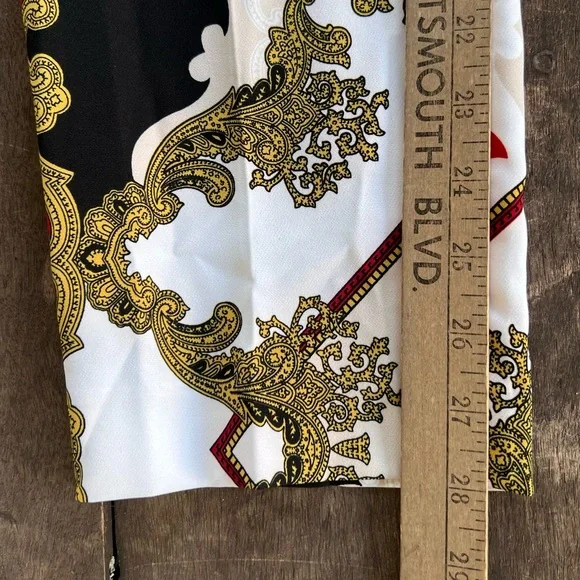 New York & Company 7th Avenue THE MADIE Womens Pants Sz 8 Brocade Pattern NWT - Picture 13 of 16